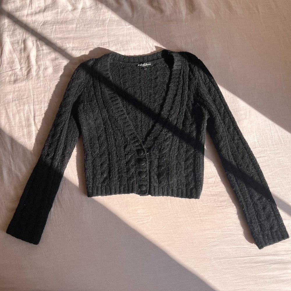 For Love and Lemons XXS cropped knit cardigan